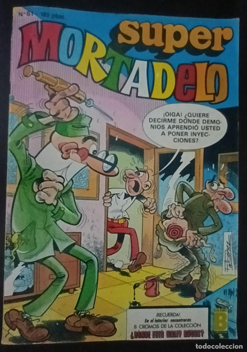 Tebeos: SUPER MORTADELO-EDICIONES B- N&ordm; 61 -SCHMIDT-V&Aacute;ZQUEZ-CARRILLO-RAMIS-1989-BUENO-DIF&Iacute;CIL-VEA-LEA-1596