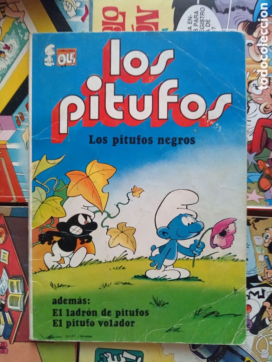 Tebeos: Colecci&oacute;n Ol&eacute; Los Pitufos 2 cj90 - Foto 1