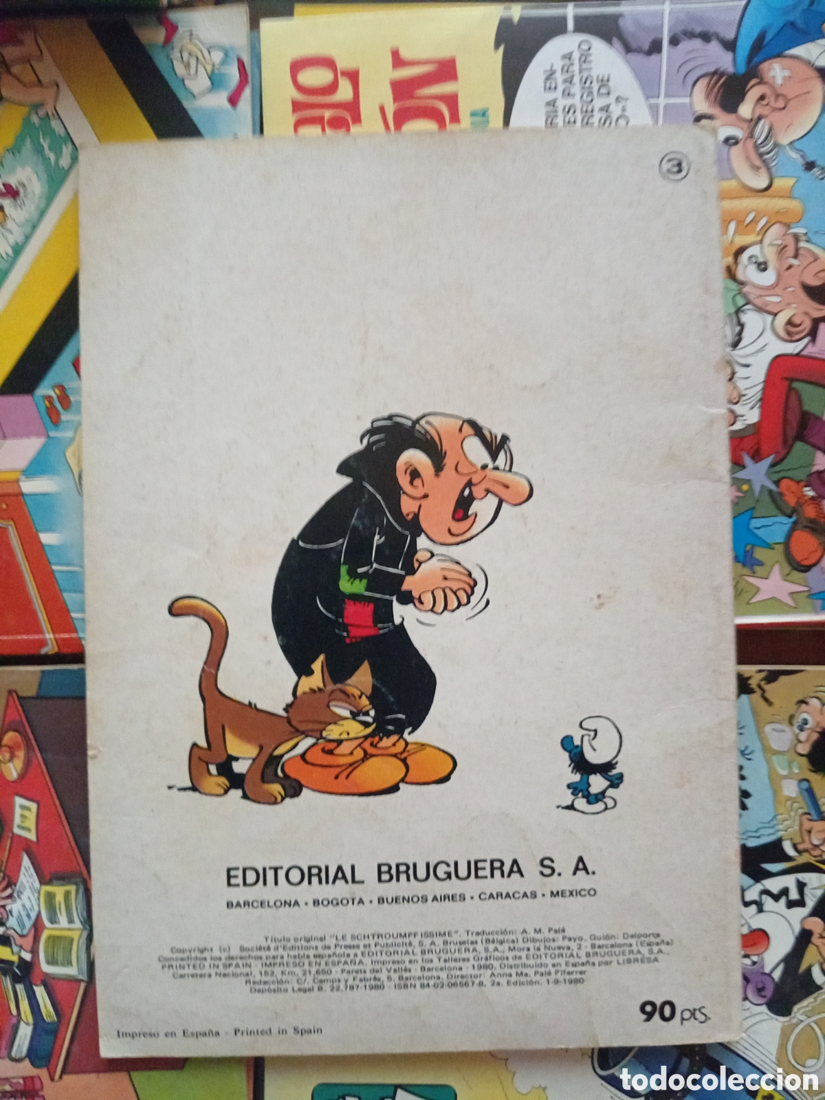 Tebeos: Colecci&oacute;n Ol&eacute; Los Pitufos 3 cj90 - Foto 2