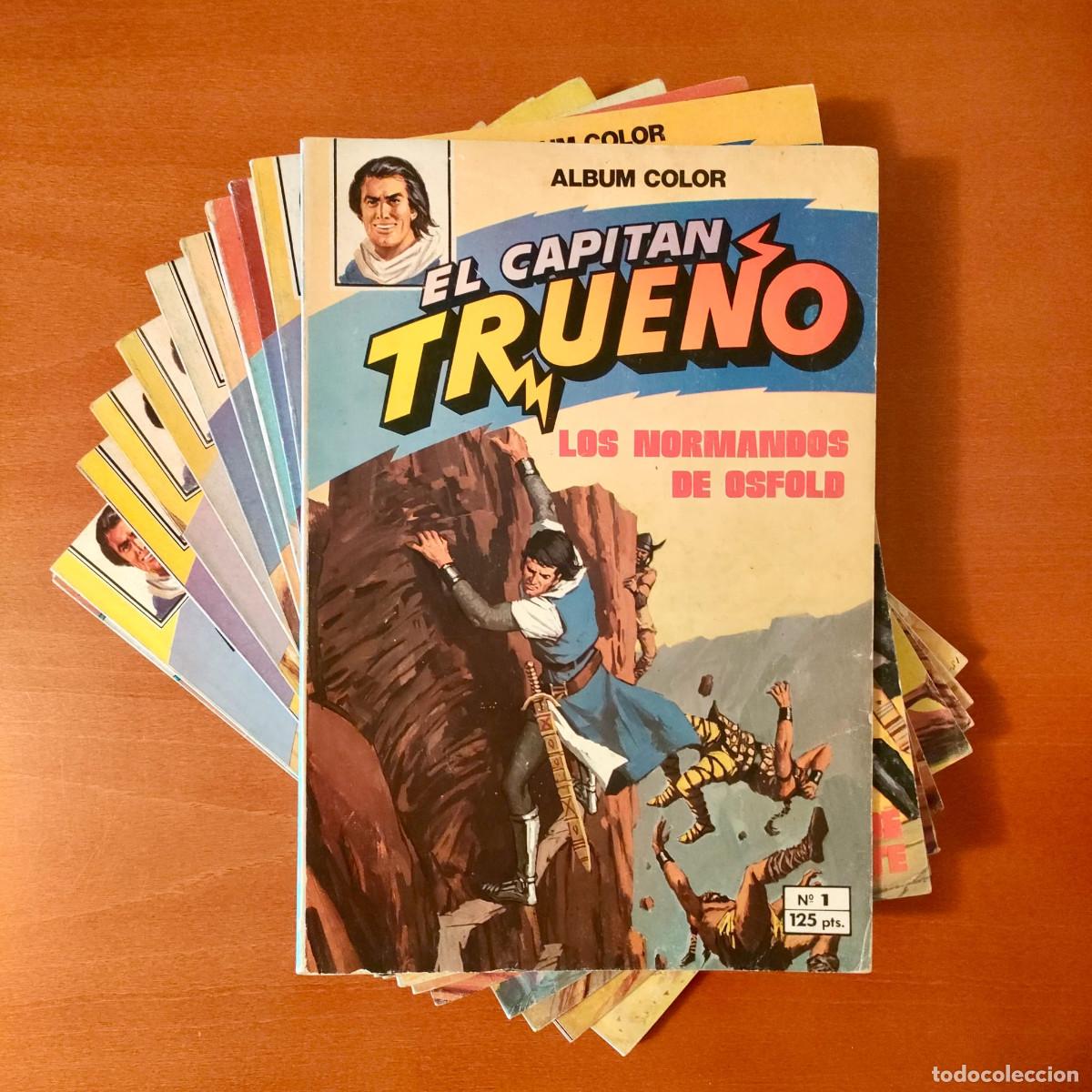 Tebeos: EL CAPIT&Aacute;N TRUENO. &Aacute;LBUM COLOR Completa 12 N&ordm;. Editorial Bruguera