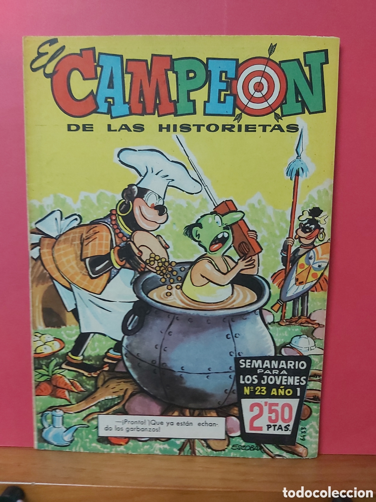 Tebeos: * EL CAMPEON DE LAS HISTORIETAS * N&ordm; 23 EXCELENTE * BRUGUERA 1960 *