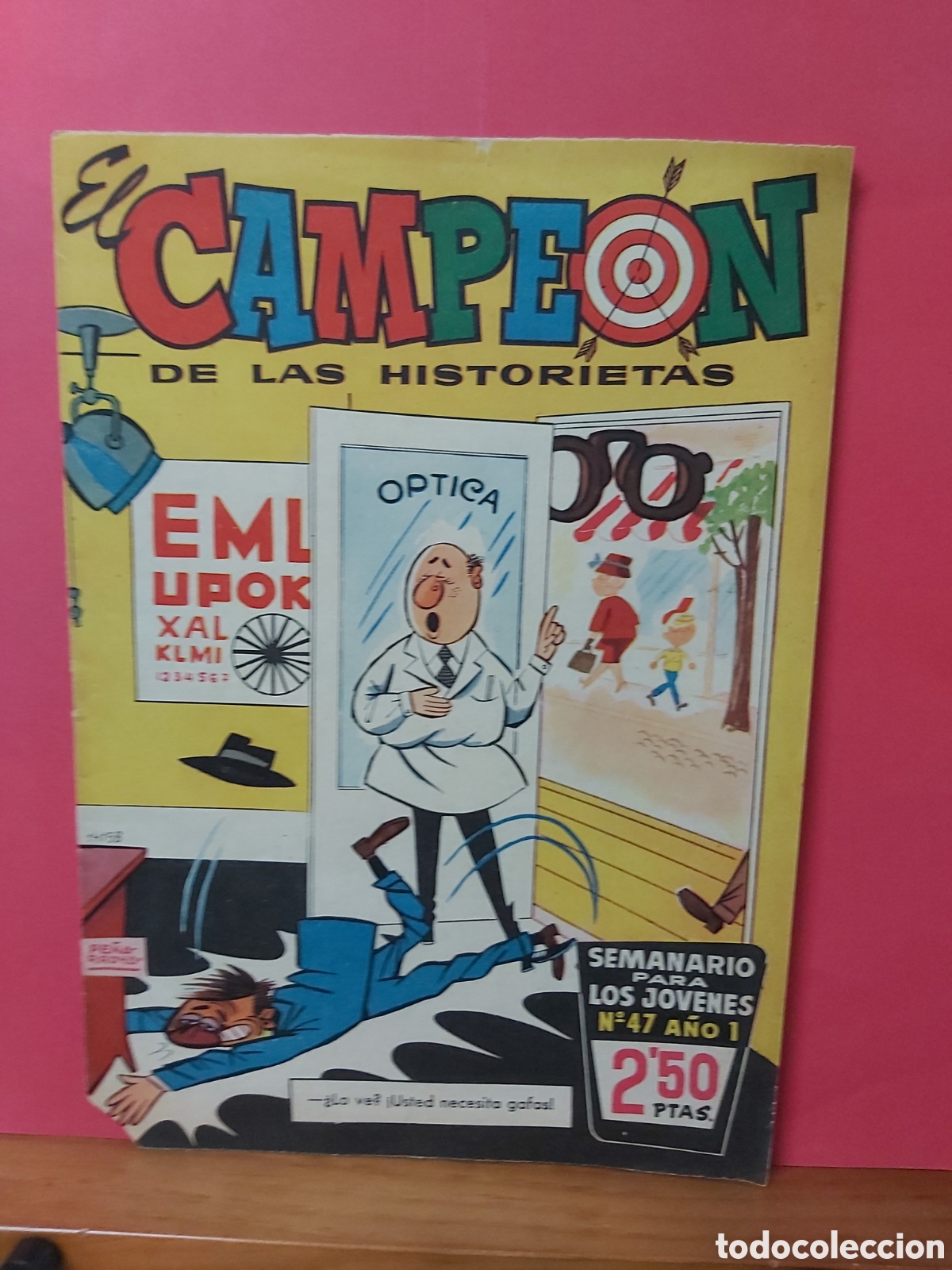 Tebeos: * EL CAMPEON DE LAS HISTORIETAS * N&ordm; 47 EXCELENTE * BRUGUERA 1960 *