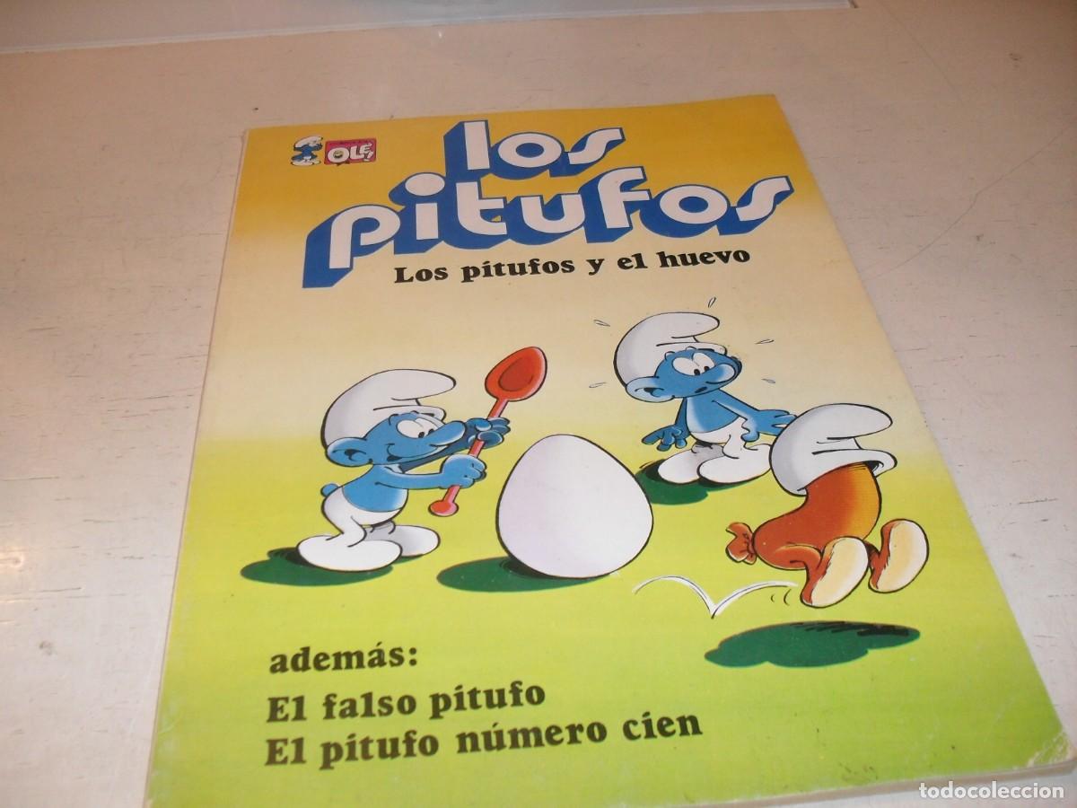 Tebeos: OLE LOS PITUFOS N&ordm; 5,1&ordf; EDICION,DE 20,LOS PITUFOS Y EL HUEVO.BRUGUERA,1980