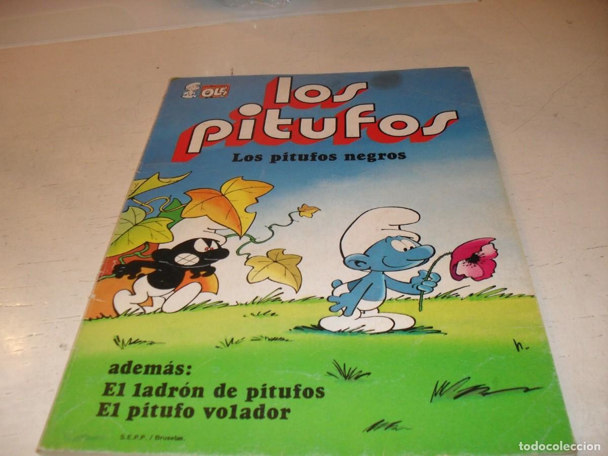 Tebeos: OLE LOS PITUFOS N&ordm; 2,1&ordf; EDICION,DE 20,LOS PITUFOS NEGROS.BRUGUERA,1980
