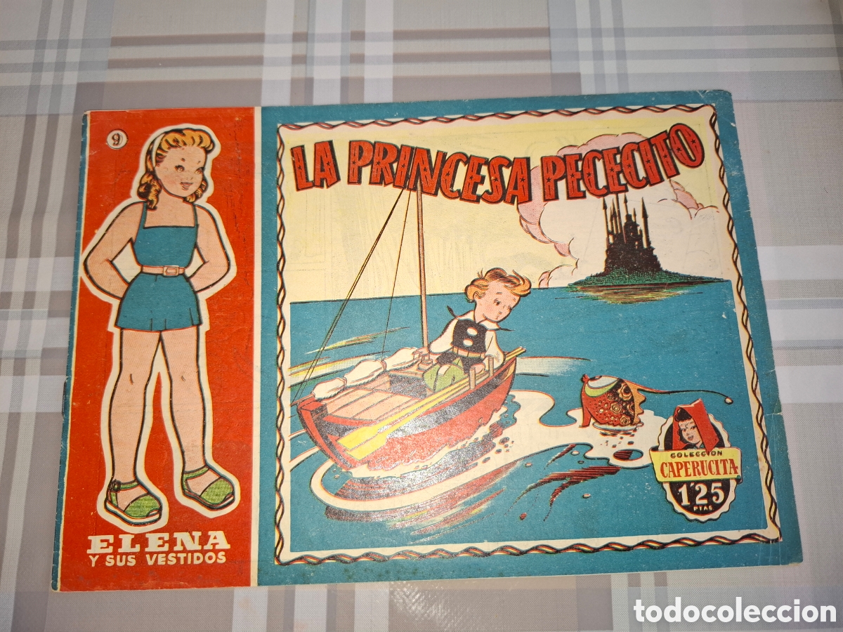 Tebeos: Colecci&oacute;n Caperucita n&deg; 9, La princesa pececito, con recortable