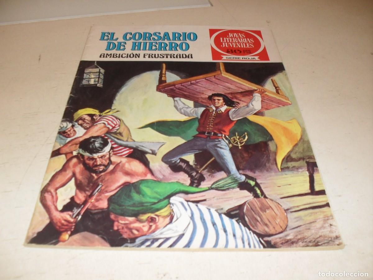 Tebeos: EL CORSARIO DE HIERRO,S.ROJA,N&ordm; 12,DE 58,AMBICION FRUSTRADA,MBE.BRUGUERA,1977