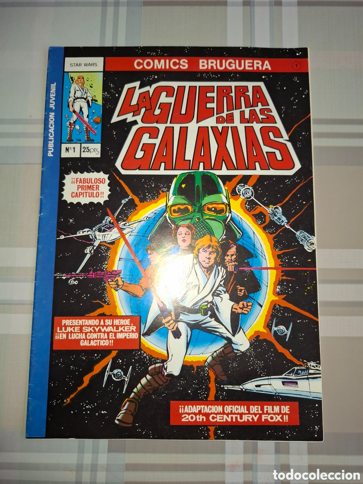 Tebeos: La Guerra de las Galaxias n&deg; 1, Editorial Bruguera 1977 MUY NUEVO