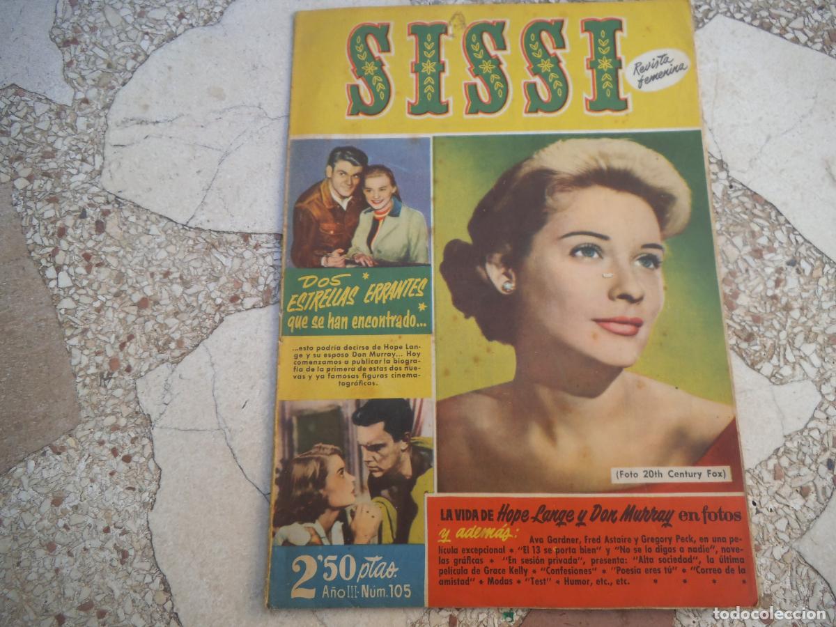 Tebeos: revista femenina, sissi n&ordm; 105, la vida de hope lange y don murray, 1958
