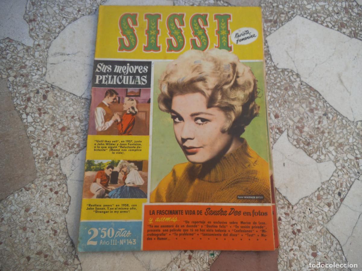 Tebeos: revista femenina, sissi n&ordm; 143,sandra dee, 1960