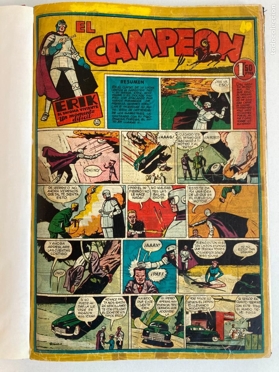 Tebeos: EL CAMPEON, BRUGUERA 1948, ORIGINAL - DEL 10 AL 20 ENCUADERNADOS