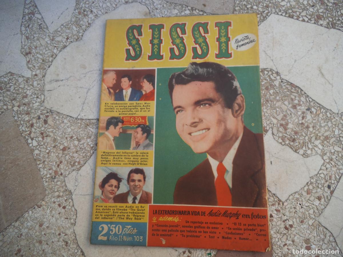 Tebeos: revista femenina, sissi n&ordm; 103, audie murphy, 1960