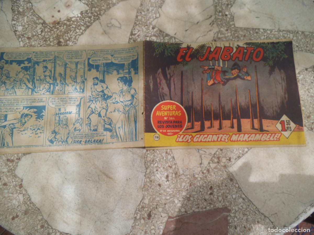Tebeos: el jabato n&ordm; 118, los gigantes makambele, editorial bruguera, 1960