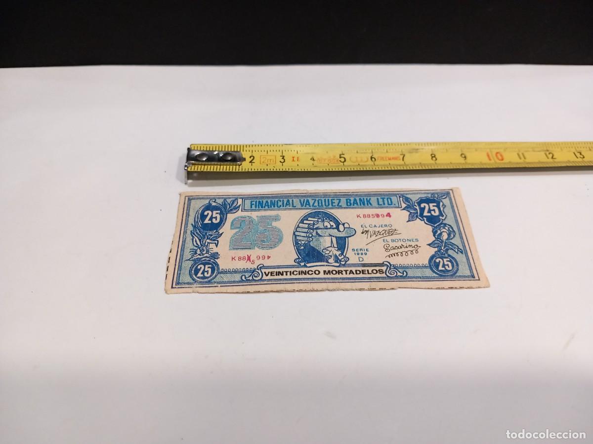 Comics: MORTADELO Y FILEM&Oacute;N 25 MORTADELOS BILLETE A&Ntilde;OS 70 BILLETE PUBLICADO EN EL TEBEO / COMPRA MIN&Iacute;MA 5 &euro;