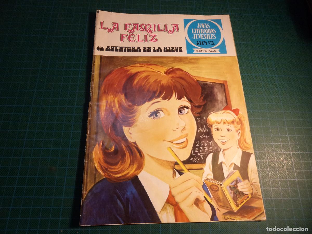 Tebeos: Joyas Literarias Serie Azul. N&ordm; 8. La familia feliz. Bruguera 1&ordf; edicion