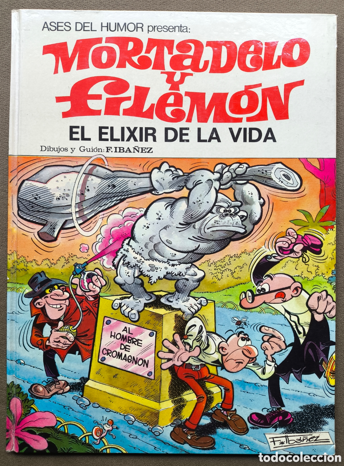 Tebeos: MORTADELO Y FILEMON EL ELIXIR DE LA VIDA F. IB&Aacute;&Ntilde;EZ BRUGUERA 1&deg; EDICI&Oacute;N 1973