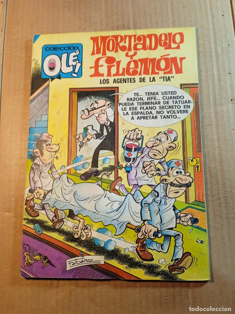 Tebeos: TEBEO DE OLE MORTADELO Y FILEMON EN LOS AGENTES DE LA TIA DEL A&Ntilde;O 1984 N&ordm; 124
