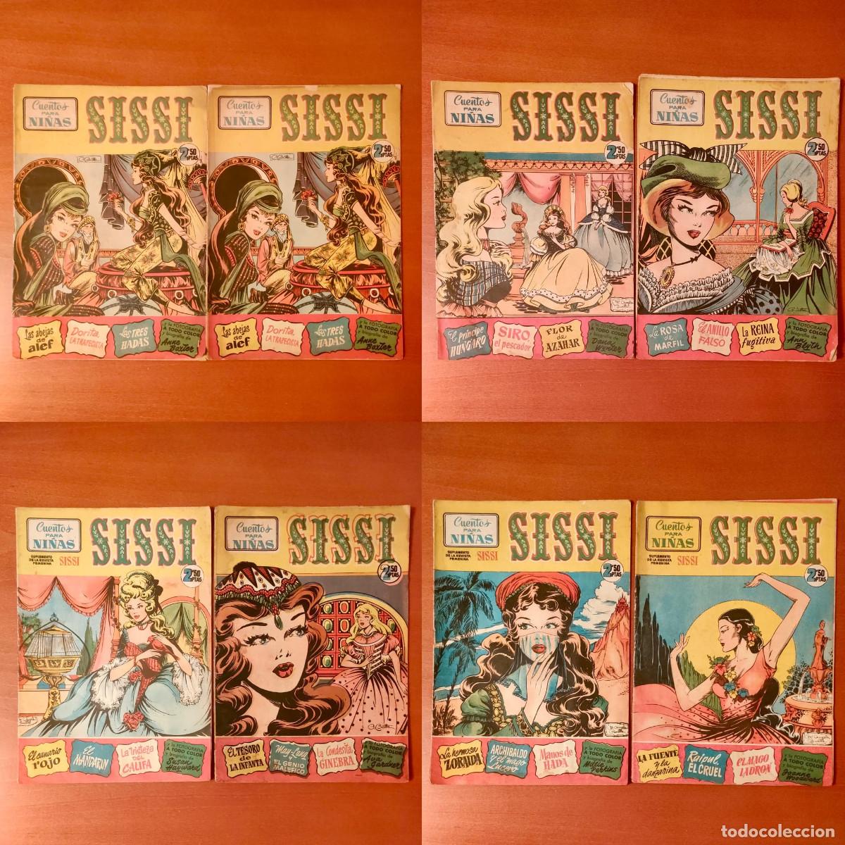Tebeos: SISSI Cuentos para ni&ntilde;as Lote 8 N&ordm; Editorial Bruguera