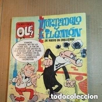 Tebeos: TEBEO DE OLE MORTADELO Y FILEMON EN DE NUEVO EN EBULLICION DEL A&Ntilde;O 1975 N&ordm; 5 NUMERO EN EL LOMO