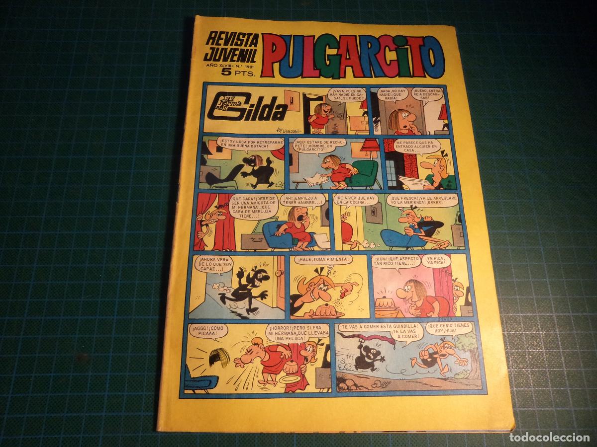 Tebeos: Pulgarcito. N&ordm; 1991. Bruguera