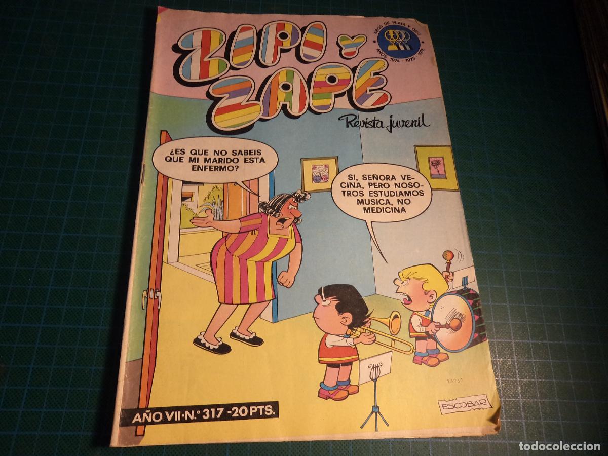 Tebeos: Zipi y Zape. N&ordm; 317. Bruguera