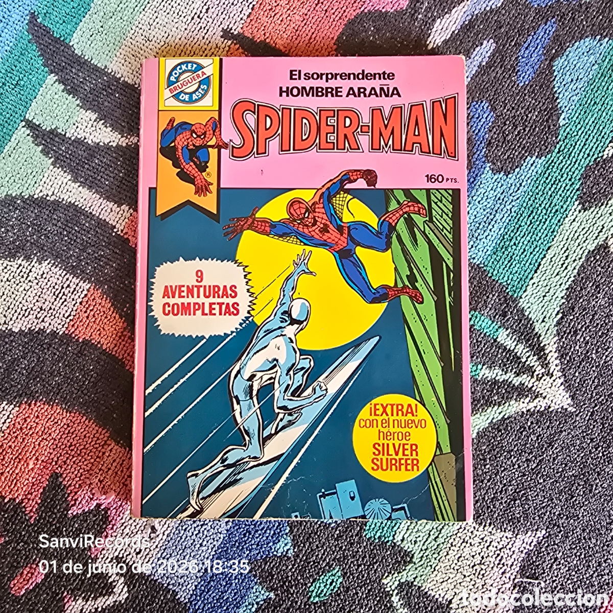 Tebeos: POCKET DE ASES 6: SPIDER-MAN (BRUGUERA)