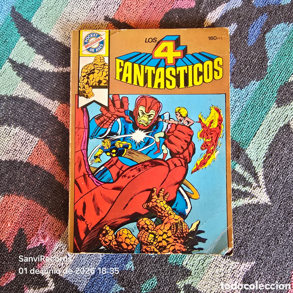 Tebeos: POCKET DE ASES 11: LOS 4 FANT&Aacute;STICOS (BRUGUERA)