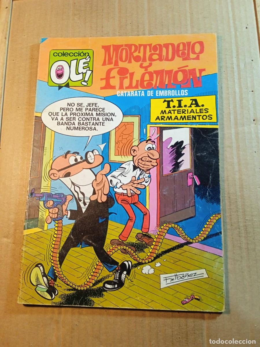 Tebeos: TEBEO DE OLE MORTADELO Y FILEMON EN CATARATA DE EMBROLLOS DEL A&Ntilde;O 1984 N&ordm; 100