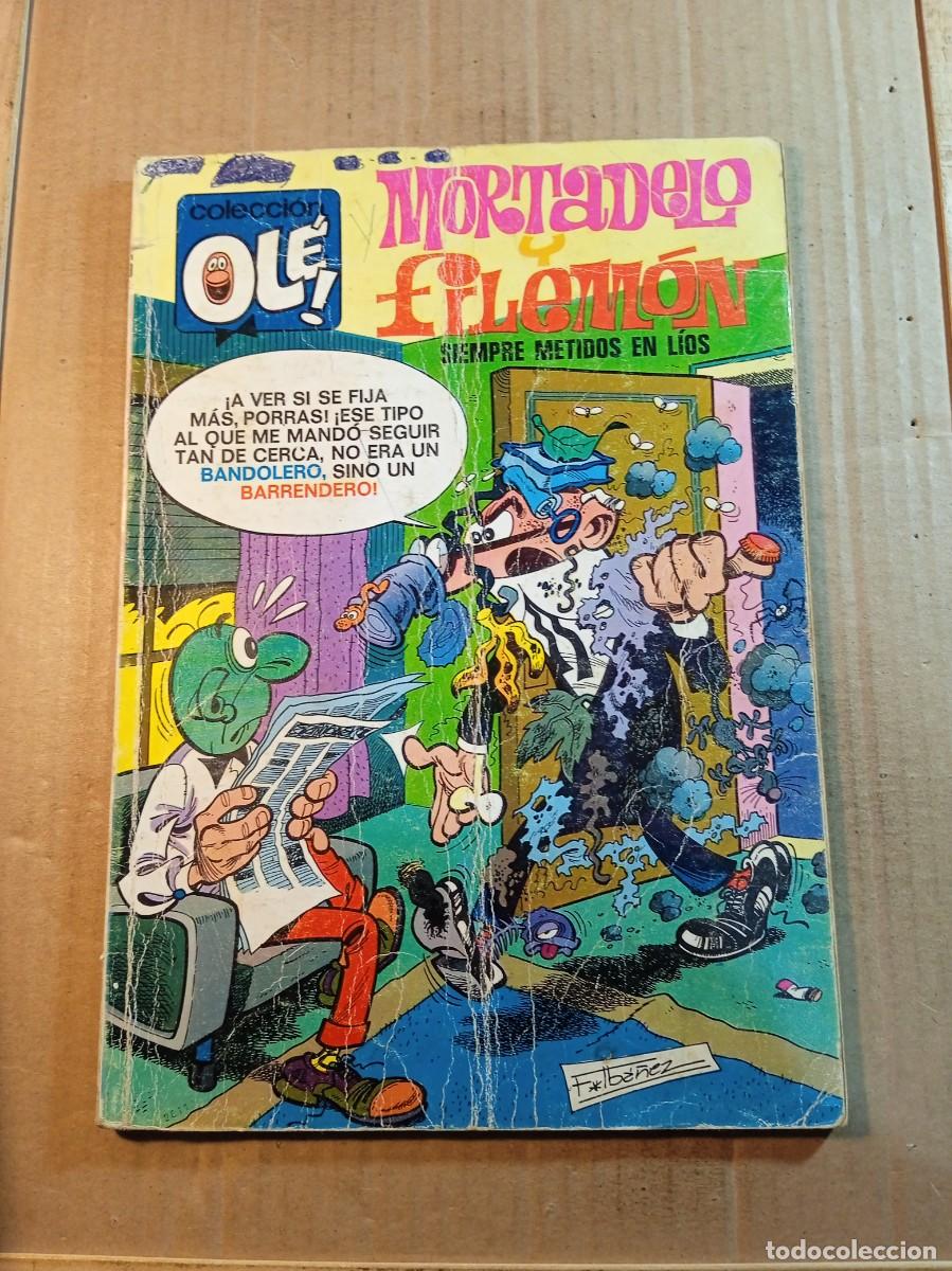 Tebeos: TEBEO DE OLE MORTADELO Y FILEMON EN SIEMPRE METIDOS EN LIOS DEL A&Ntilde;O 1975 N&ordm; 106 NUMERO EN EL LOMO