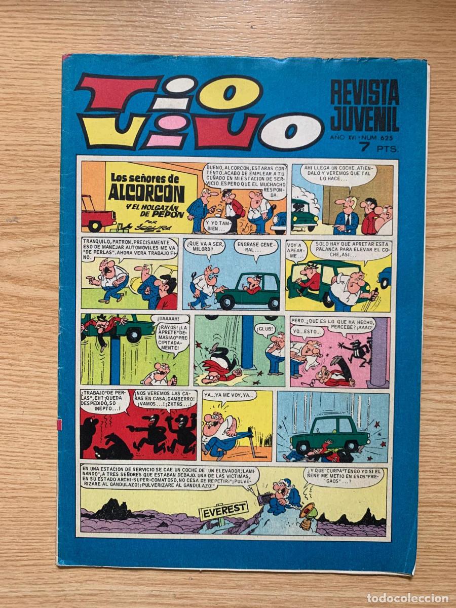 Tebeos: T&iacute;o Vivo n&ordm; 625 - 2&ordf; &Eacute;poca - Muy Buen Estado