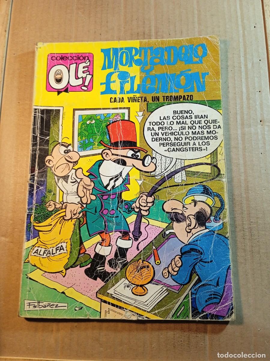 Tebeos: TEBEO DE OLE MORTADELO Y FILEMON EN CADA VI&Ntilde;ETA UN TROMPAZO DEL A&Ntilde;O 1975 N&ordm; 86