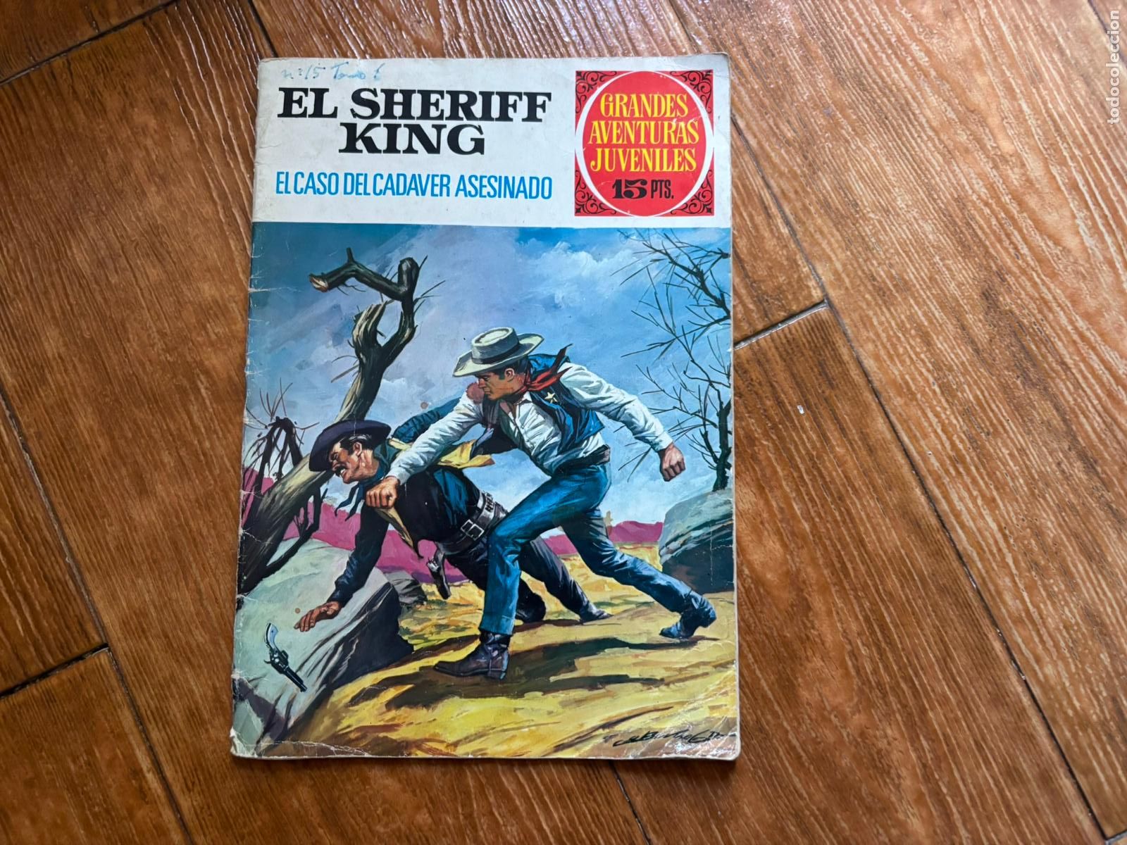 Tebeos: EL SHERIFF KING N&ordm; 38 EL CADAVER ASESINADO EDITORIAL BRUGUERA