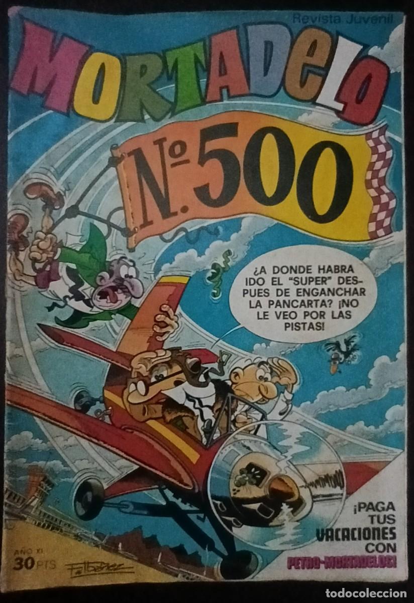 Tebeos: MORTADELO SEMANAL-BRUGUERA- N&ordm; 500 -23-JUNIO-198O-IB&Aacute;&Ntilde;EZ-SIR TIM-RAF-I. TRIGANO-CASI BUENO-VEA-1597