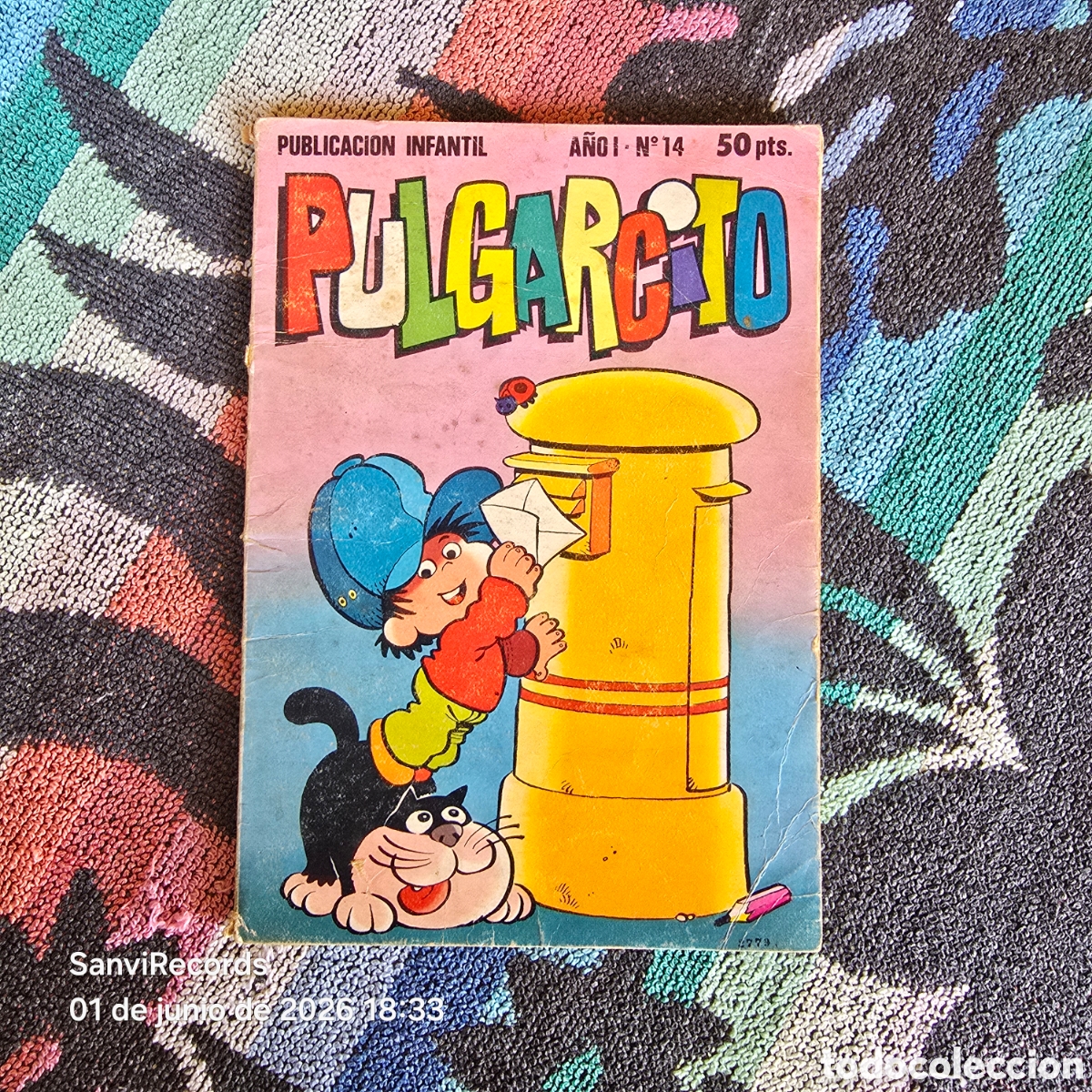 Tebeos: PULGARCITO, PUBLICACI&Oacute;N INFANTIL 14 (A&Ntilde;O I) (BRUGUERA)