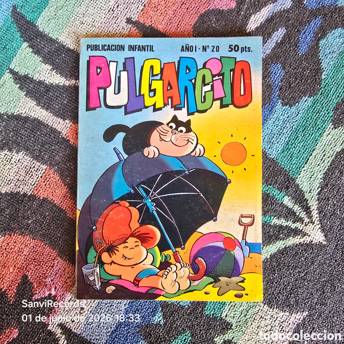 Tebeos: PULGARCITO, PUBLICACI&Oacute;N INFANTIL 20 (A&Ntilde;O I) (BRUGUERA)