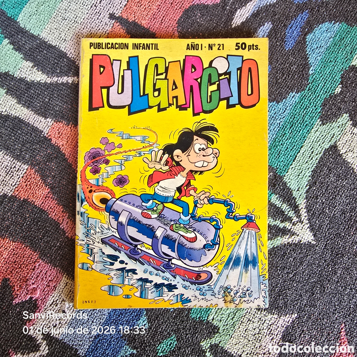 Tebeos: PULGARCITO, PUBLICACI&Oacute;N INFANTIL 21 (A&Ntilde;O I) (BRUGUERA)