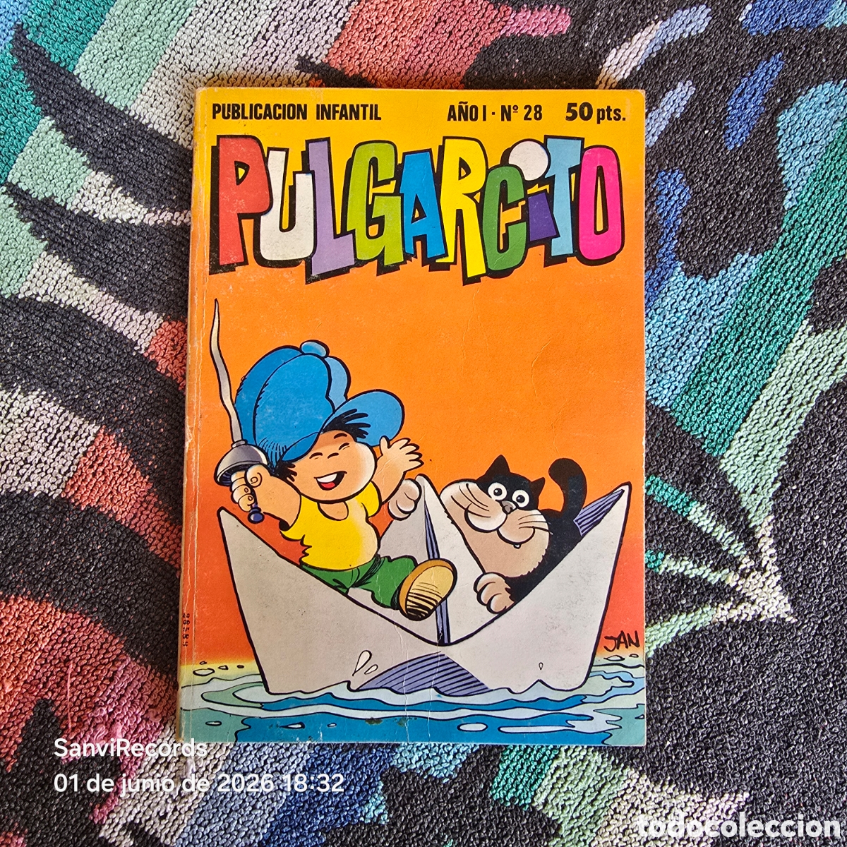 Tebeos: PULGARCITO, PUBLICACI&Oacute;N INFANTIL 28 (A&Ntilde;O I) (BRUGUERA)