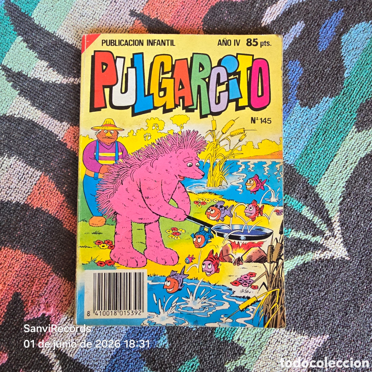 Tebeos: PULGARCITO, PUBLICACI&Oacute;N INFANTIL 145 (A&Ntilde;O IV) (BRUGUERA)