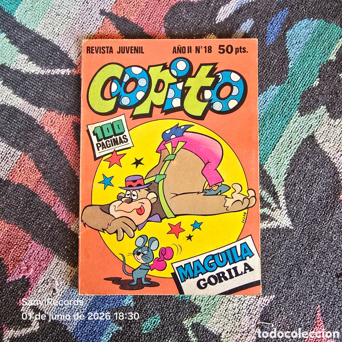 Tebeos: COPITO, REVISTA JUVENIL 18 (A&Ntilde;O II) (BRUGUERA)