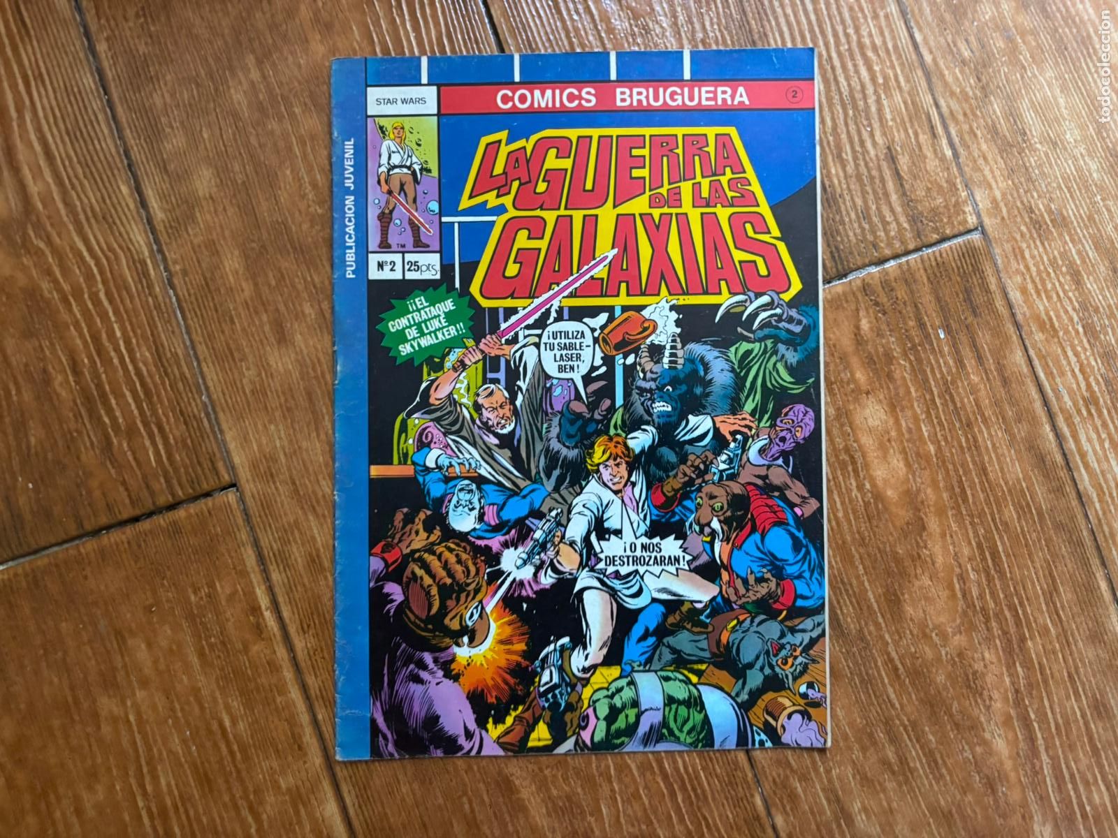 Tebeos: STAR WARS LA GUERRA DE LAS GALAXIAS N&ordm; 2 EDITORIAL BRUGUERA.