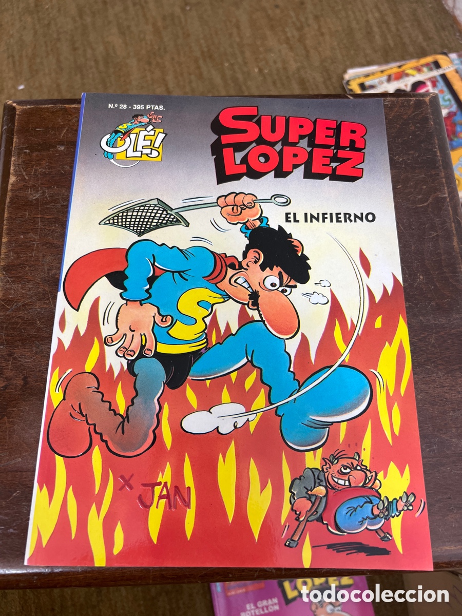 Tebeos: Super Lopez 28 Ole El infierno Jan primera edici&oacute;n