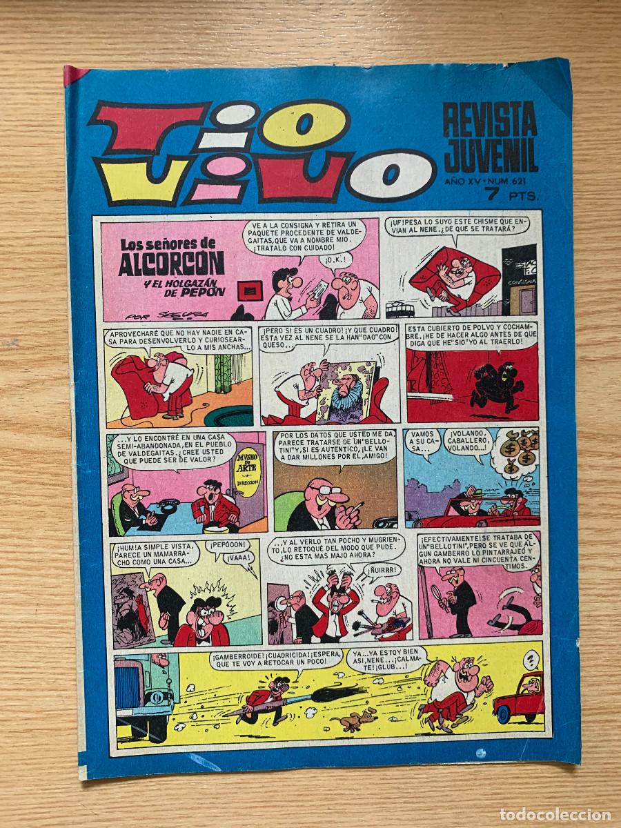 Tebeos: T&iacute;o Vivo n&ordm; 621 - 2&ordf; &Eacute;poca - Buen Estado
