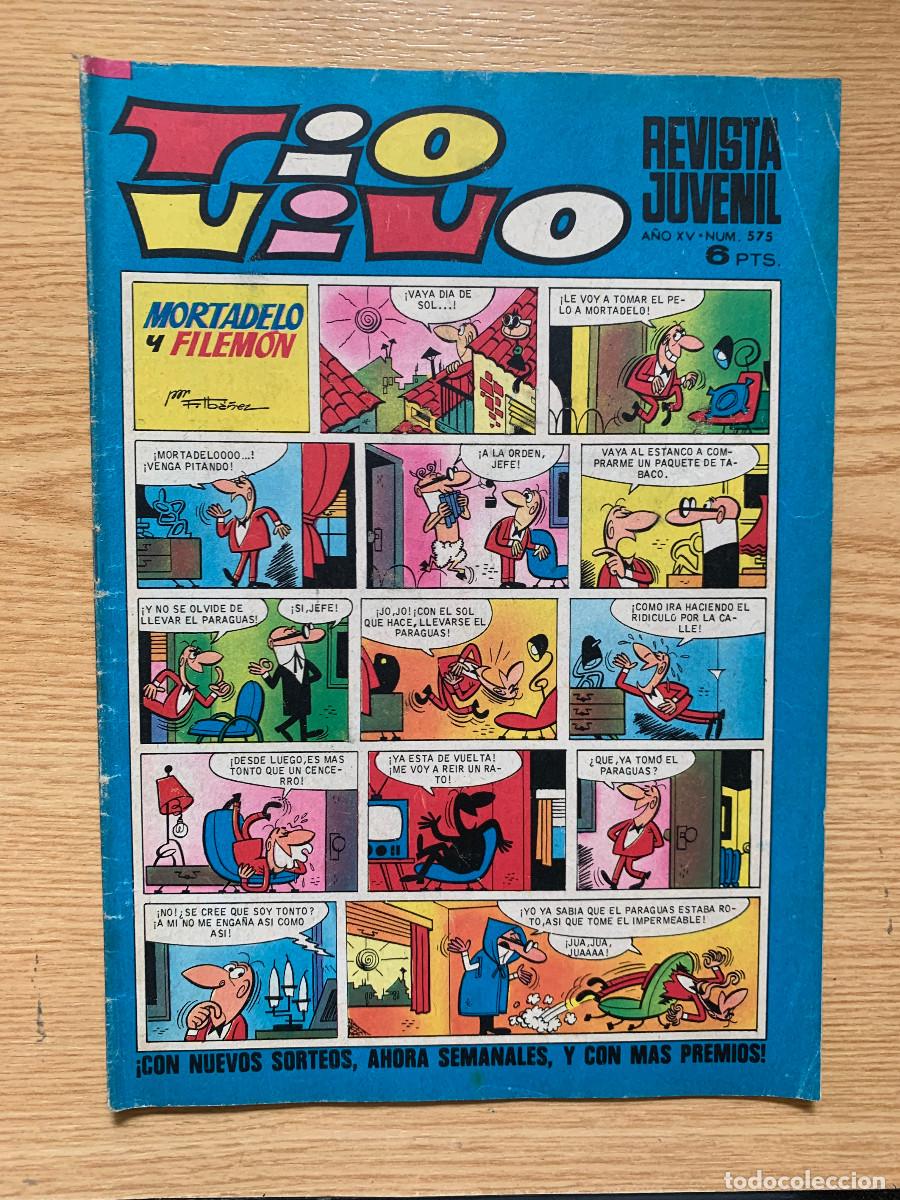 Tebeos: T&iacute;o Vivo n&ordm; 575 - 2&ordf; &Eacute;poca - Faltan Los Billetes Mortadelo