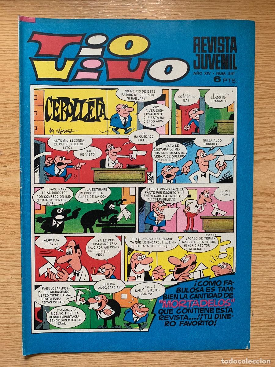 Tebeos: T&iacute;o Vivo n&ordm; 541 - 2&ordf; &Eacute;poca - Estado Excelente