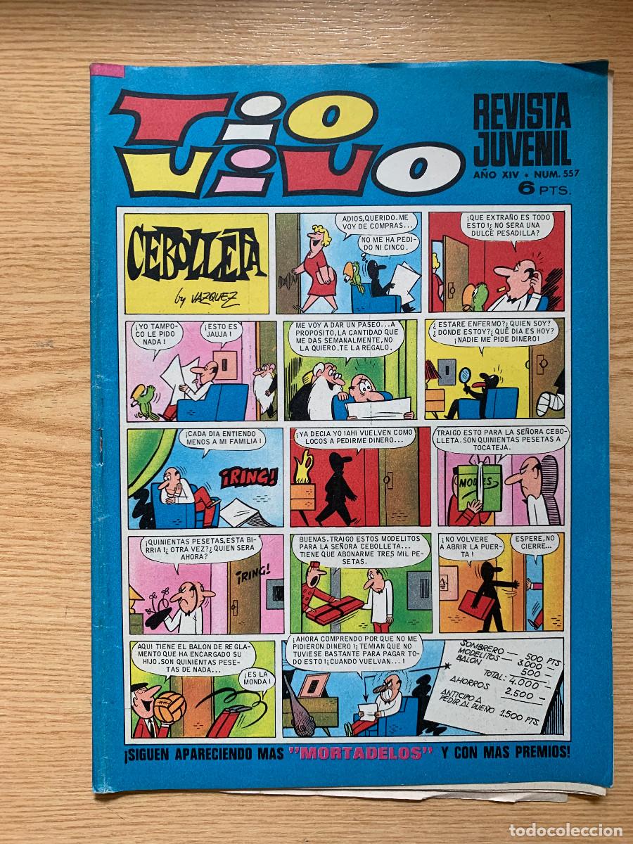 Tebeos: T&iacute;o Vivo n&ordm; 557 - 2&ordf; &Eacute;poca - Buen Estado