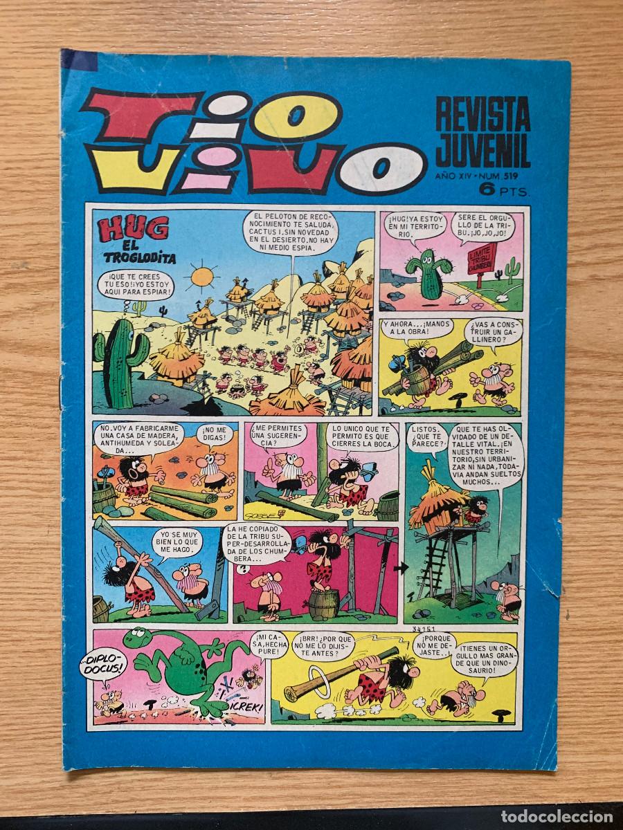Tebeos: T&iacute;o Vivo n&ordm; 519 - 2&ordf; &Eacute;poca - Buen Estado