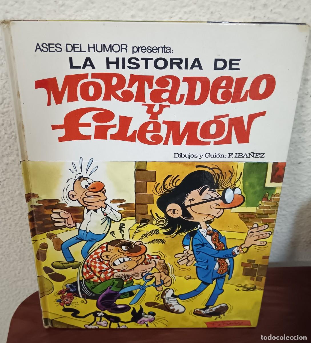 Tebeos: ASES DEL HUMOR N&ordm; 10 LA HISTORIA DE MORTADELO Y FILEM&Oacute;N DIBUJOS Y GUI&Oacute;N F. IB&Aacute;&Ntilde;EZ BRUGUERA A&Ntilde;O 1971