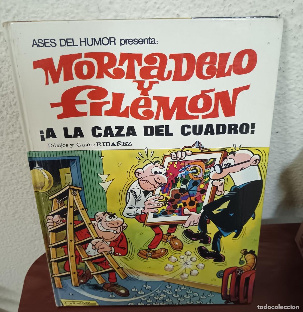 Tebeos: ASES DEL HUMOR N&ordm; 13 MORTADELO Y FILEM&Oacute;N &iexcl;A LA CAZA DEL CUADRO! BRUGUERA A&Ntilde;O 1971 TAPA DURA
