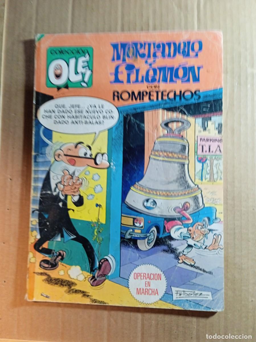 Tebeos: TEBEO DE OLE MORTADELO Y FILEMON CON ROMPETECHOS EN OPERACION EN MARCHA DEL A&Ntilde;O 1980 N&ordm; 270