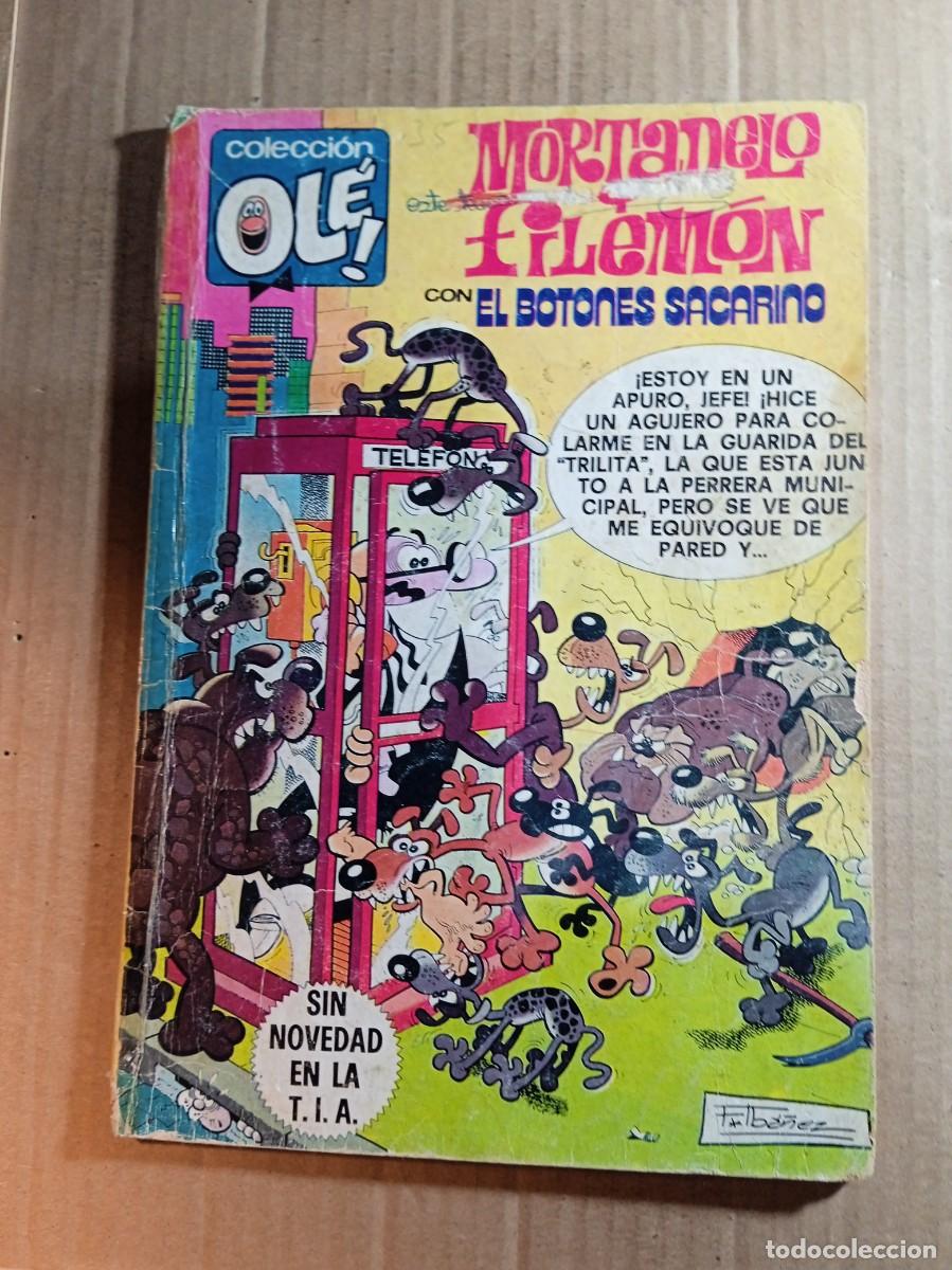 Tebeos: TEBEO DE OLE MORTADELO Y FILEMON CON EL BOTONES SACARINO EN SIN NOVEDAD EN LA T.I.A. A&Ntilde;O 1980 N&ordm; 203