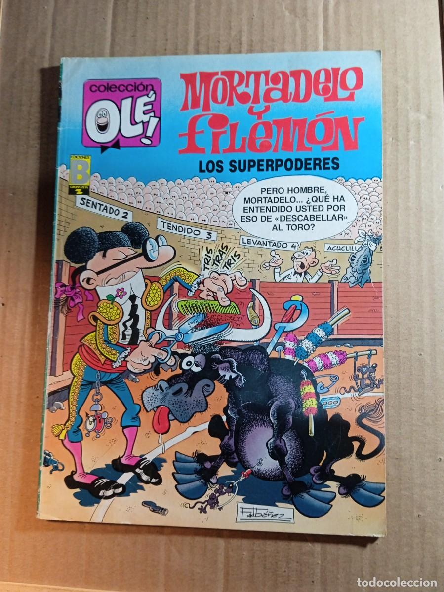 Tebeos: TEBEO DE OLE MORTADELO Y FILEMON EN LOS SUPERPODERES DEL A&Ntilde;O 1989 N&ordm; 345 - M. 122